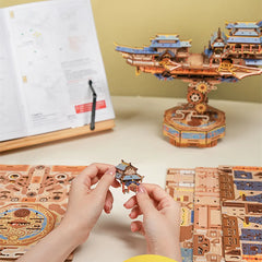 Wind Voyager Hands-on Creative Kit: The Art of Traditional Joinery 396Pcs