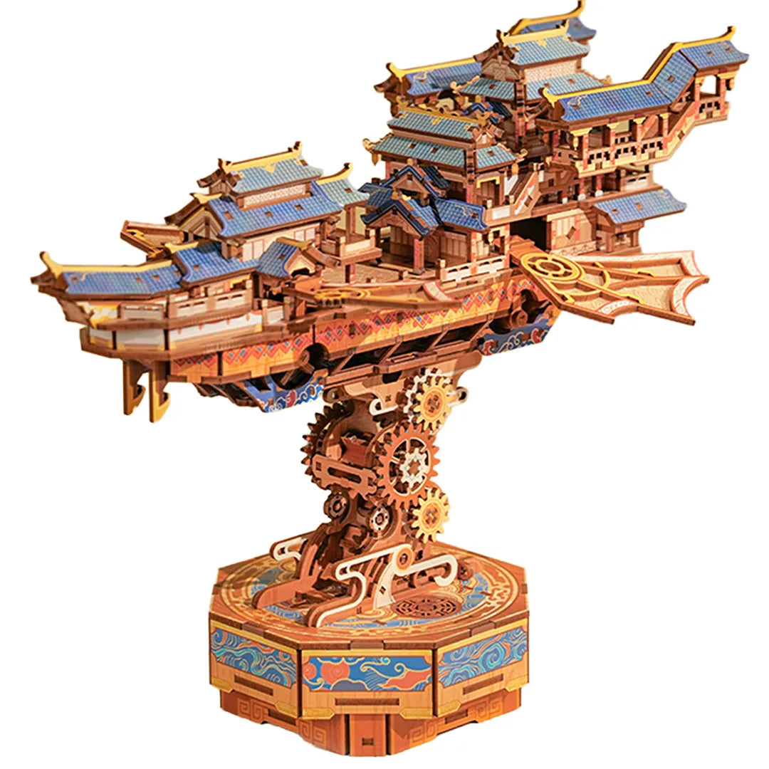 Wind Voyager Hands-on Creative Kit: The Art of Traditional Joinery 396Pcs
