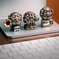 Uninhibited Monkey Figurine