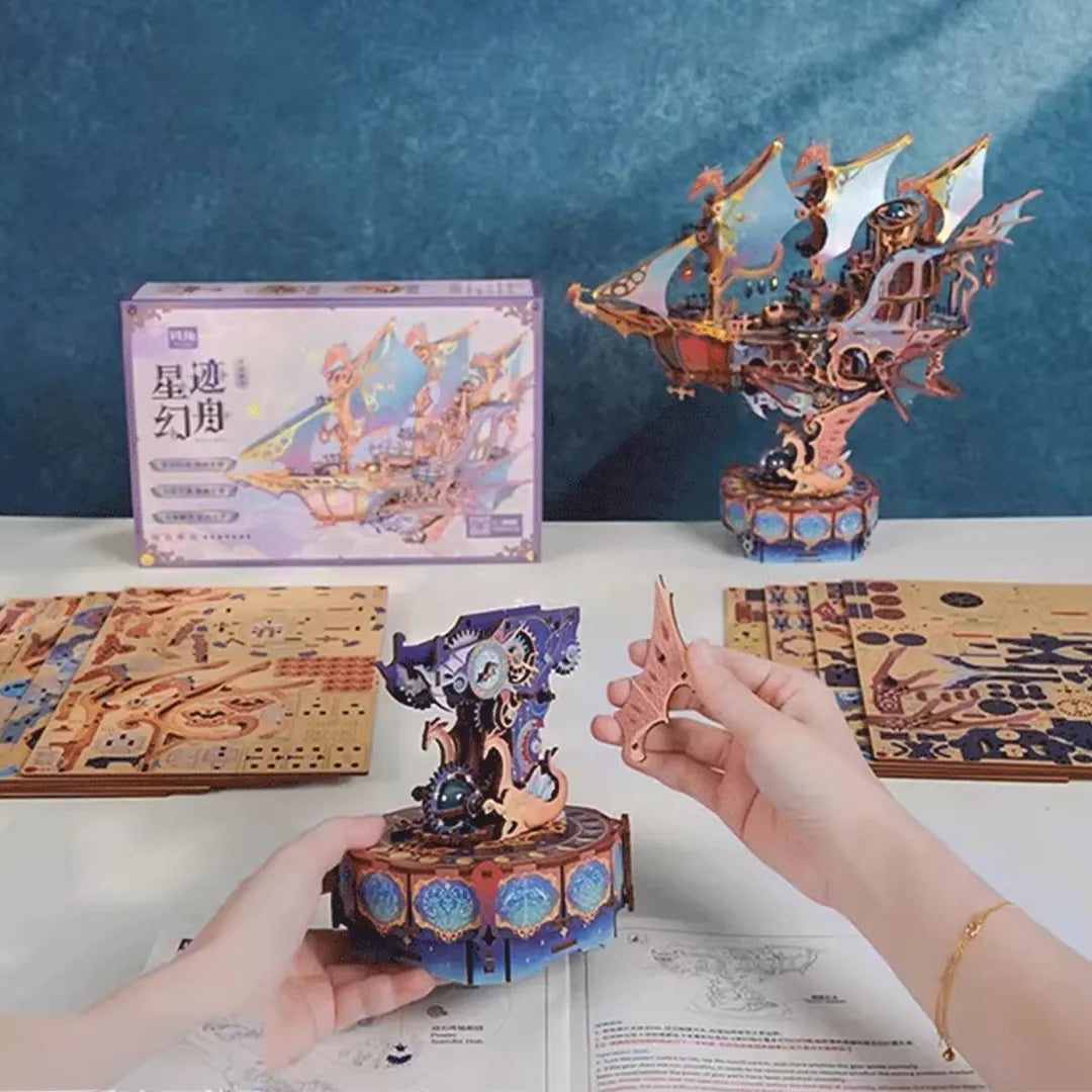 Magical Galaxy Stellar Dream Vessel-Kinetic Model-519pcs