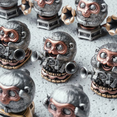 Uninhibited Monkey Figurine